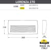 Накладной светильник для подсветки лестниц Fumagalli LORENZA AS3.000.000.LXP1L