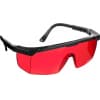 STAYER OPTIMA Красные, очки защитные открытого типа, регулируемые по длине дужки. 2-110457_z01