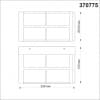 Светильник ландшафтный настенный IP54 E27 18W 220-240V ZEBRA 370775 STREET NT21 000    NOVOTECH ZEBRA 370775