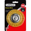 Щетка MIRAX дисковая для дрели 100 мм, 35145-100