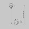 Питание боковое Maytoni Accessories for tracks Flarity TRA154C-SB1-BS