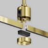Крепление потолочное Maytoni Accessories for tracks Flarity TRA159С-IPC1-BS