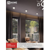Светильник потолочный IN HOME НПБ-SOFT-GX53 SB-BS-WH дымчатый плафон, 82х52мм белый 4690612050119