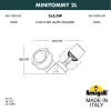 Фасадный светильник FUMAGALLI MINITOMMY 2L. 3M1.000.000.LXU2L