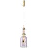 Подвесной светильник Odeon Light Palleta 5045/12LA-26002 античн.бронза/фиолетовый/металл/стекло/керамика LED 12W 4000К 1400Лм