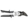 Ножницы по металлу Piranha, усиленные, 255 мм, прямой и левый рез, сталь СrMo, двухкомпонентные рукоятки Gross 78349