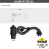 Парковый фонарь FUMAGALLI NEBO ADAM/NOEMI 1L E35.202.M10.AXH27