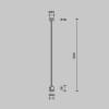 Крепление потолочное Maytoni Accessories for tracks Flarity TRA159С-IPCL1-BS