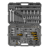 Набор инструментов, 1/2", 1/4", 3/8", CrV, S2, пластиковый кейс, 216 предметов Denzel 15807