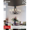 Лампа светодиодная IN HOME LED-СВЕЧА НА ВЕТРУ-deco 12Вт 230В Е14 4000К 1350Лм прозрачная 4690612056005