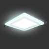 Встраиваемый светильник Gauss Backlight BL125 белый 12+4W Led 4000K