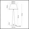 Настольная лампа ODEON LIGHT TOWER 4852/1T