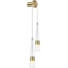 Бра Odeon Light Lump 5043/24WL глянц.золото/прозрачный/металл/стекло LED 24W 3000K 2536Лм