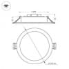 Встраиваемый светильник Arlight DL-BL225 24W 4000K IP40 021443
