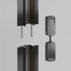 Прямой коннектор питания Maytoni Magnetic track system Radity TRA084C-B-12
