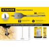 STAYER FLAT 10 x 152мм, сверло по дереву перовое 2950-10_z01