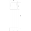 Уличная настольная лампа Elektrostandard Mist TL70220 белый