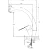 Смеситель для кухонной мойки Rossinka RS28 (RS28-23)
