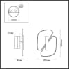 Настенный светильник Odeon Light Chiara 6638/10WL