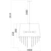 Подвесной светильник Escada CHARM 652/5S Black