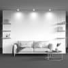 Накладной потолочный светильник Hoop GX53 1x15Вт Maytoni Technical C086CL-GX53-SRD-WS