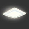 Встраиваемый светильник Gauss Backlight BL124 белый 12+4W Led 3000K