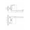 Смеситель для ванны RUSH Devon (DE7535-51)