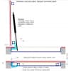 Люк под плитку ПЕРИМЕТР 600х900 мм напольный, коробом (незаполняемый, с амортизаторами и фиксирующими элементами)