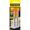 Полотна Stayer", t119b, для эл/лобзика, hcs, по дереву, фанере, дсп, t-хвост., шаг 2мм, 50мм, 2шт 15988-2_z02