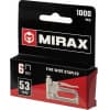 MIRAX 6 мм скобы для степлера тонкие тип 53, 1000 шт 3153-06