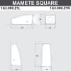 Фасадный светильник FUMAGALLI MAMETE SQUARE 1A3.000.000.WXZ1L