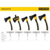 Кованый топор STAYER FIBERGLASS, 600/800 г, с чехлом, 350 мм 2062-06P_z02