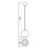 Подвесной светильник Horoz HL872L 20W 6400K 020-001-0020 HL872LRED