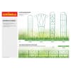 Решетка садовая GRINDA 1x10 м, 60х60 мм, зеленый 422275