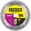 STAYER LAMINATE 160 x 20/16мм 48T, диск пильный по ламинату, аккуратный рез 3684-160-20-48_z01