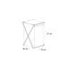 Корзина для белья FIXSEN LOFT STYLE складная серая (FX-1023)