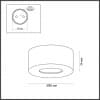 Потолочный светильник ODEON LIGHT BENE 4283/7CL