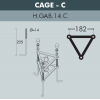 Парковый фонарь FUMAGALLI NEBO BISSO/RUT 2L E26.202.S20.AXF1R