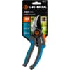 Плоскостной секатор GRINDA 205 мм, с двухкомпонентными рукоятками, 423455