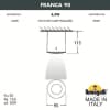 Потолочный накладной светильник FUMAGALLI FRANCA 90 3A7.000.000.WXU1L