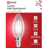 Лампа светодиодная IN HOME LED-СВЕЧА-deco 15Вт 230В Е14 4000К 1455Лм прозрачная 4690612055954