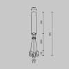 Подвесной набор Maytoni Accessories for tracks Flarity TRA154SW-BB-R-B