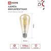 Лампа светодиодная IN HOME LED-ST64-deco gold 15Вт 230В Е27 3000К 1570Лм золотистая 4690612050843