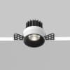 Точечный светильник Maytoni Round DL058-7W4K-TRS-B