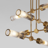 Потолочная люстра Eurosvet Oriens 60166/8 латунь