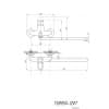 Смеситель для ванны с душем TSARSBERG TSB-950-1207 тип См-ВУОРНШлА