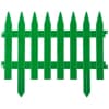 Забор декоративный GRINDA 28х300 см, зеленый КЛАССИКА 422201-G