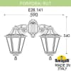 Светильник уличный настенный FUMAGALLI PORPORA/RUT DN E26.141.000.AYF1RDN