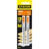 Полотна Stayer, t101b, для эл/лобзика, hcs, по дереву, дсп, двп, t-хвост., шаг 2,5мм, 75мм, 2шт 15990-2.5_z02