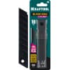 KRAFTOOL BLACK MAX 18 мм лезвия сегментированные, 8 сегментов, 10 шт 09602-18-S10